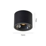 Mẫu đèn LED ống bơ đẹp 7W 12W cho phòng khách